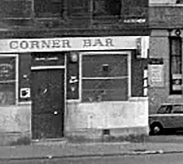 The Corner Bar 113 Stirling Road. 1970s.